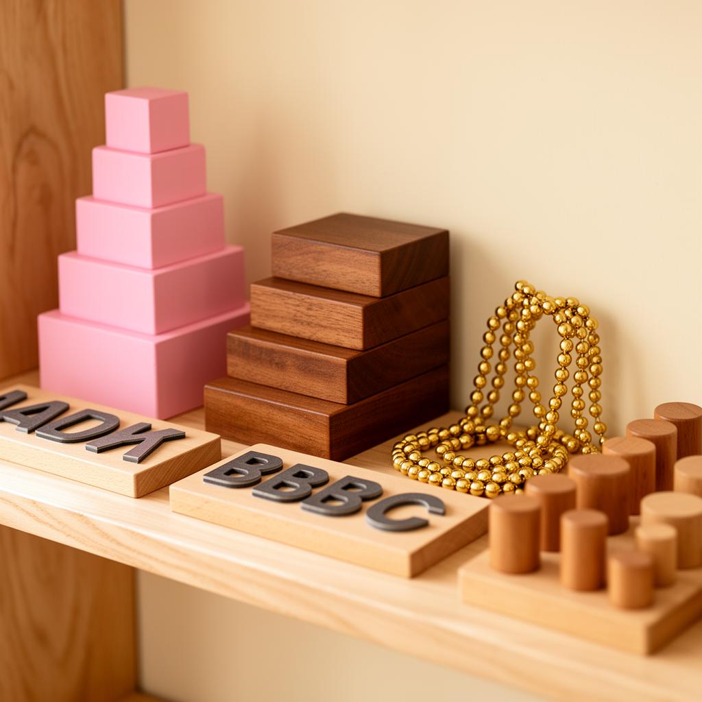 Montessori sensorial materials